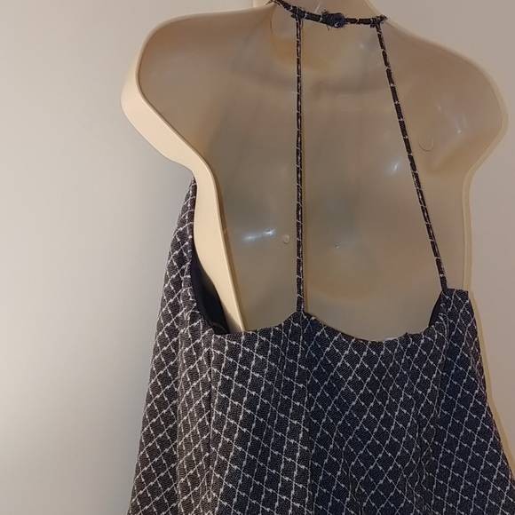 Navy Printed lined camisole - Picture 2 of 12